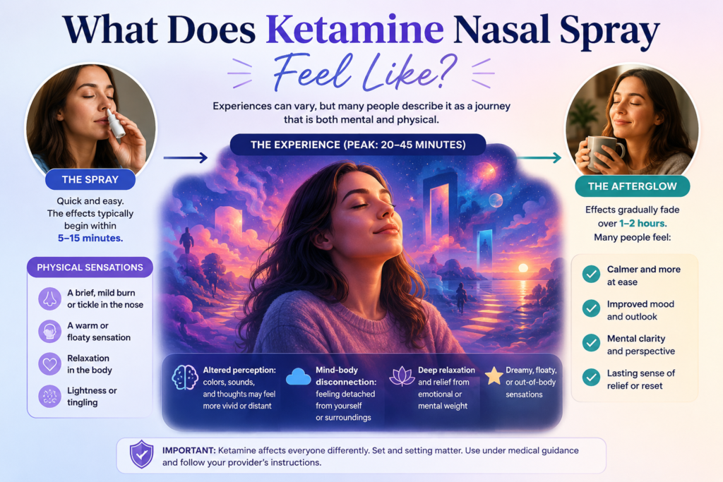 What Does Ketamine Nasal Spray Feel Like